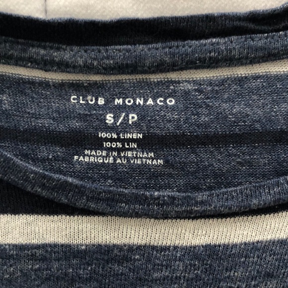 Club Monaco Striped Short Sleeve - Picture 3 of 4